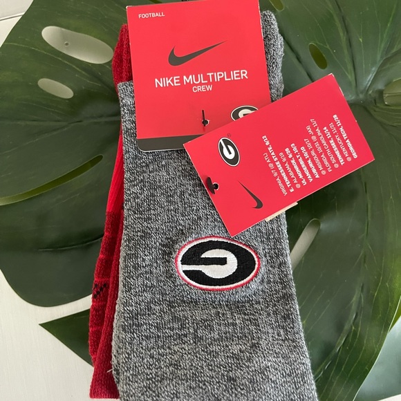 Nike Georgia Bulldogs Crew Socks 2-Pack NEW - Picture 4 of 4